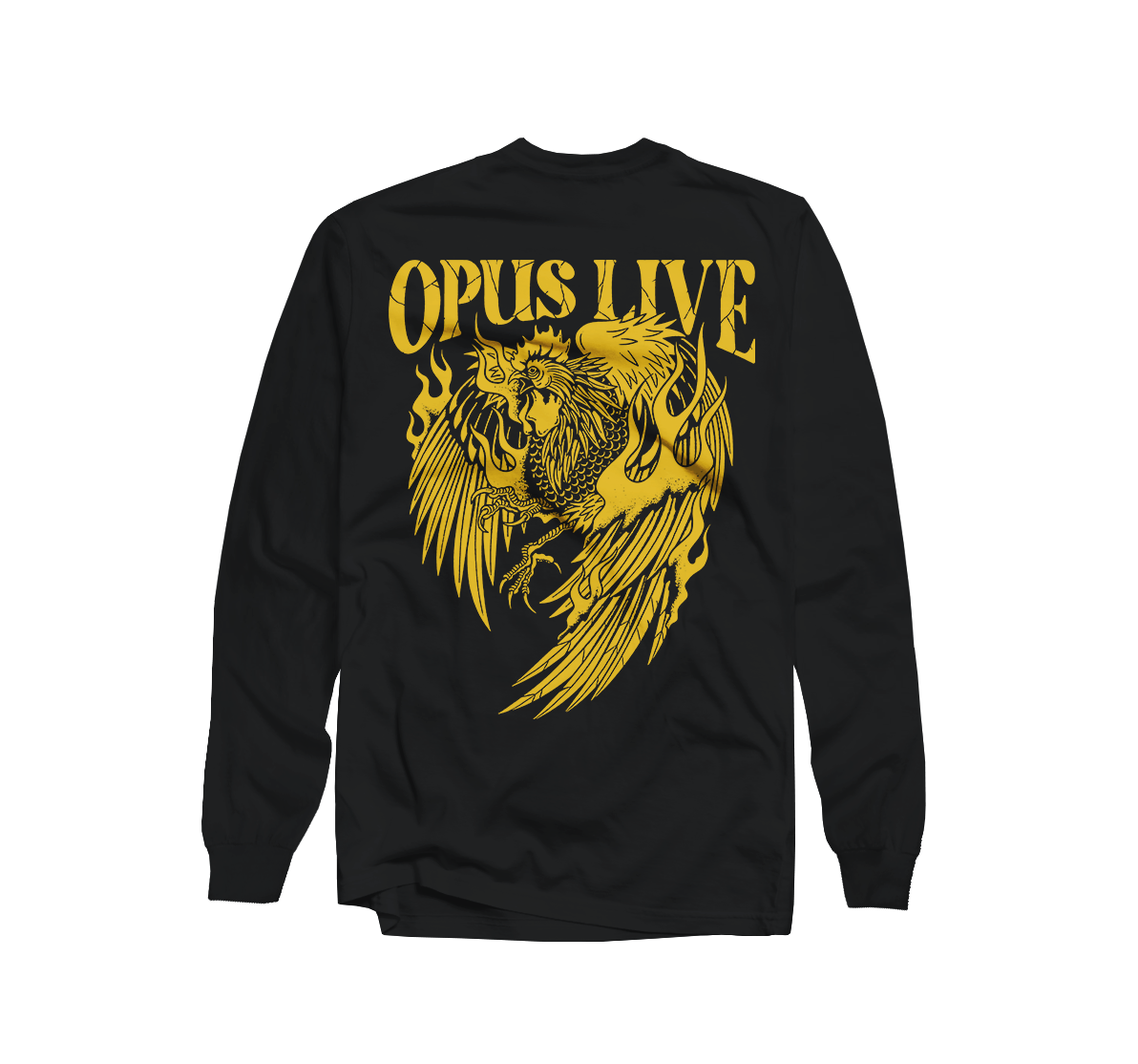 OPUS LIVE Black Longsleeve