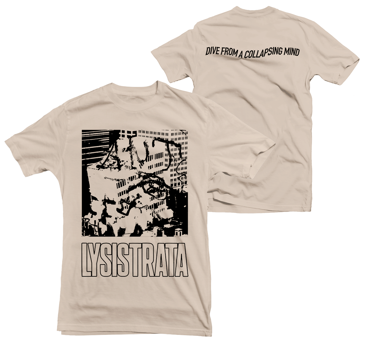 LYSISTRATA  "Building" Light Sand T-Shirt