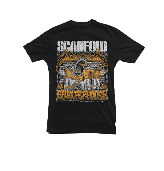 SCARFOLD - "Splatterhouse" Black T-Shirt