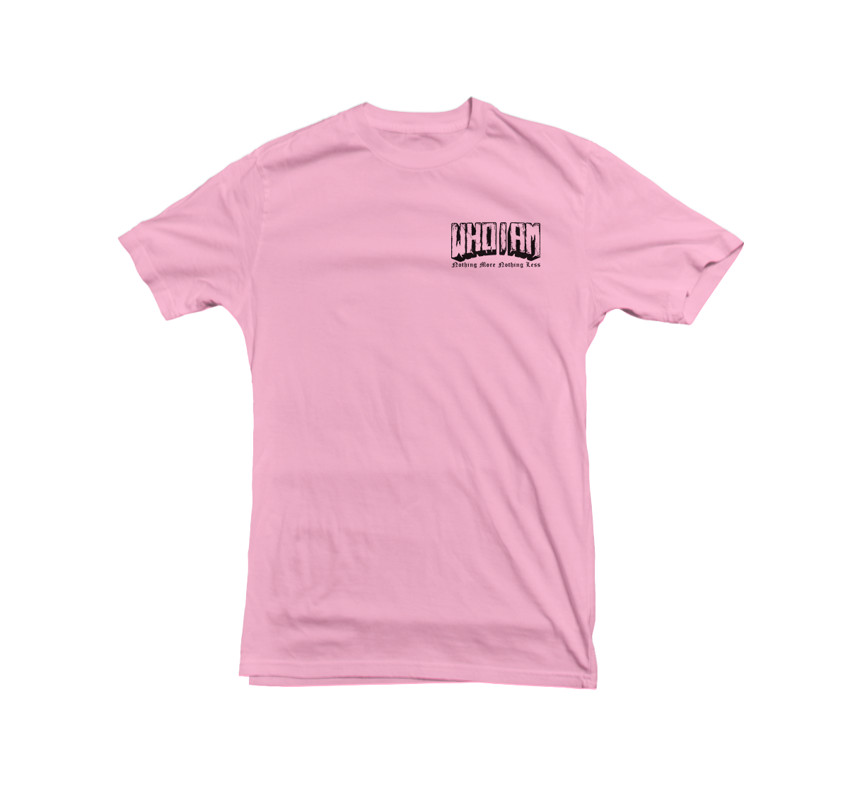 WHO I AM - "Until My Last Breath" Light Pink Tee