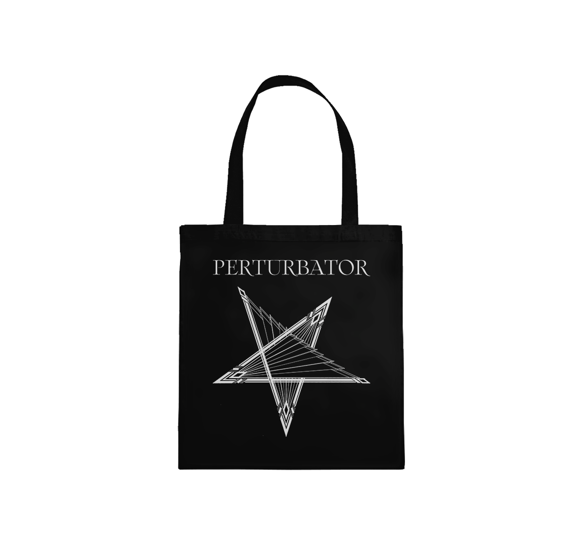 PERTURBATOR - Black Totebag – USELESS PRIDE